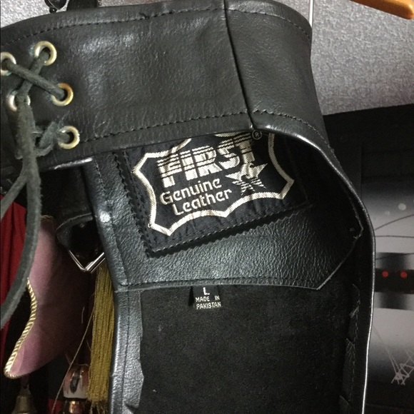 🖤HEAVY LEATHER CHAPS🖤 - Picture 3 of 4